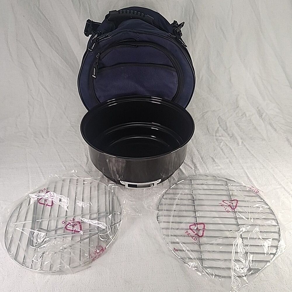 Grill Cooler Combo Grande Chef 2-in-1 BBQ Outdoor Companion With Carrier No Box